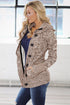 Long Sleeve Button-Up Hooded Cardigans